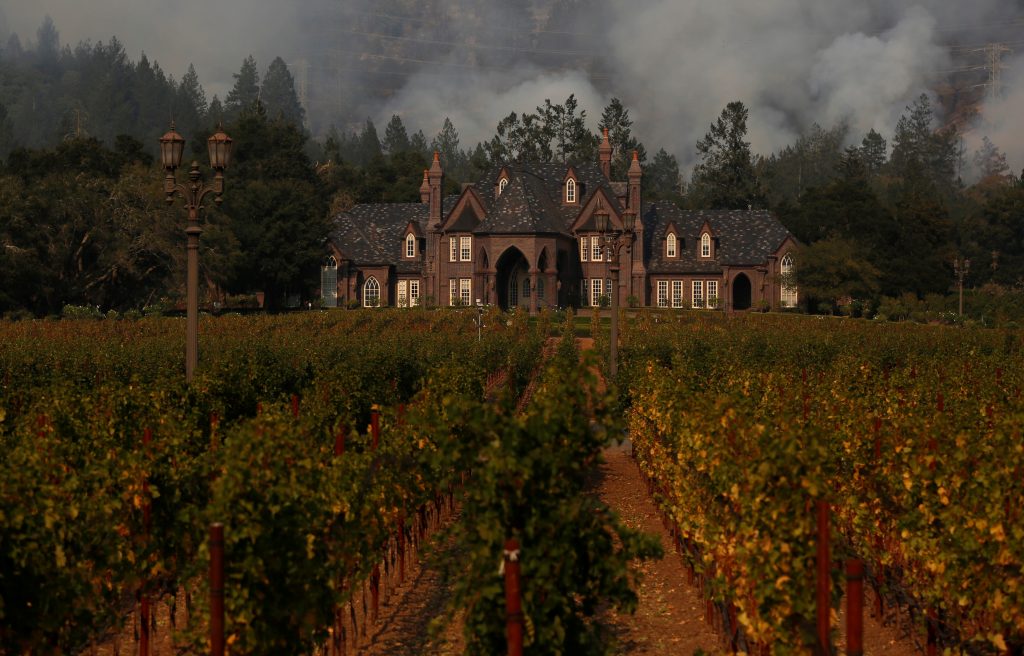 California's wine country is trying to get back to business despite the fire's destruction